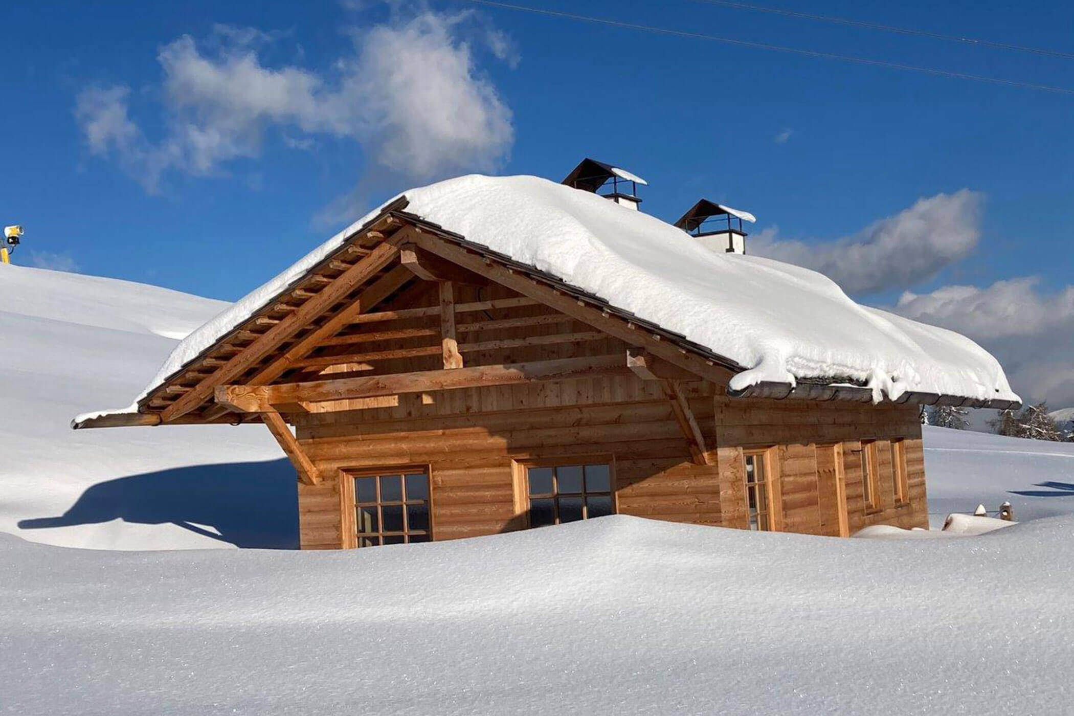 Mountain Hut on Plan de Corones near to the ski slope