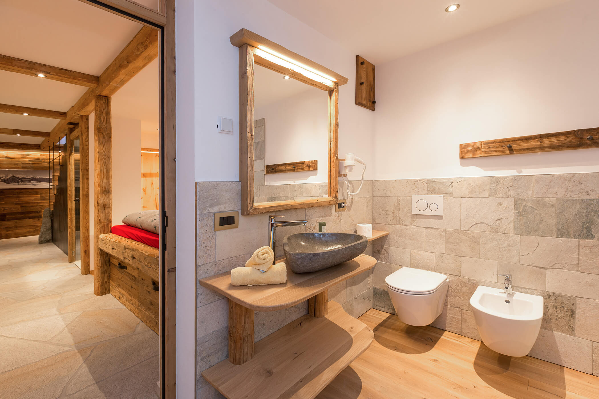 Bathroom Almchalet - der Tharerwirt